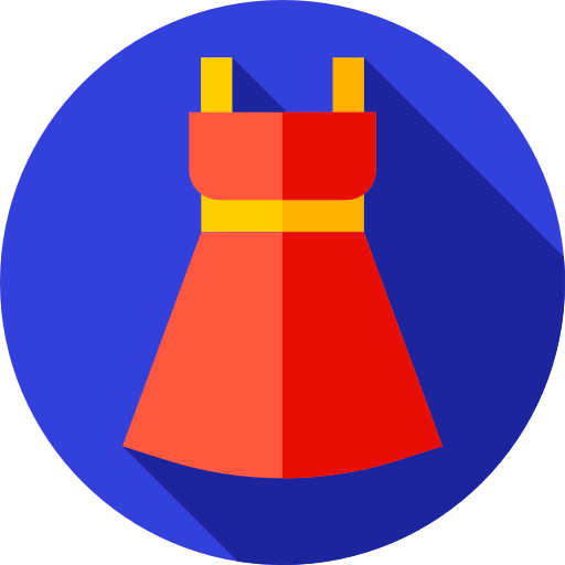 Dress Flat Circular Flat icon