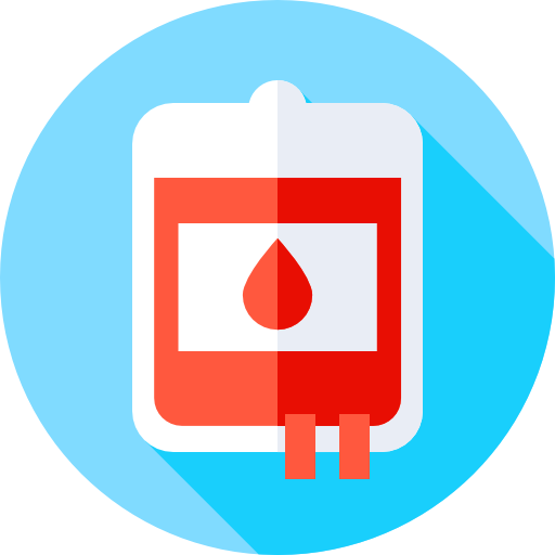 Донорство крови Flat Circular Flat иконка