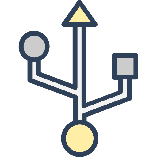 flash drive Generic color lineal-color icon