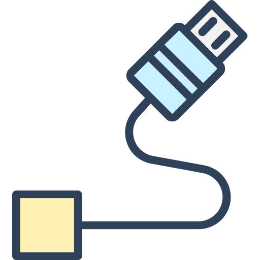 Usb plug Generic color lineal-color icon