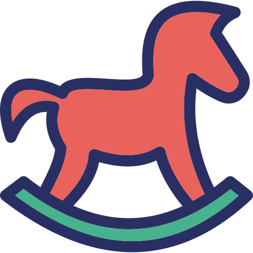 馬 Generic color lineal-color icon