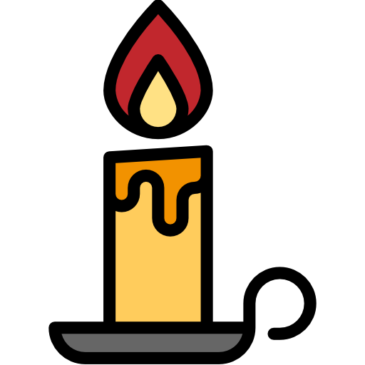 Candle Mavadee Lineal Color icon