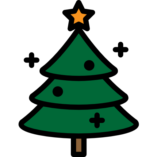 árbol de navidad Mavadee Lineal Color icono