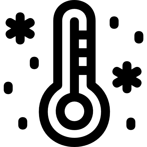 온도계 Basic Rounded Lineal icon