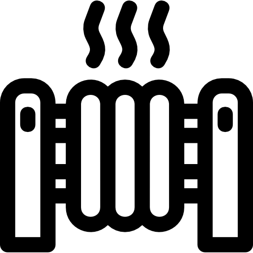 stufa Basic Rounded Lineal icona