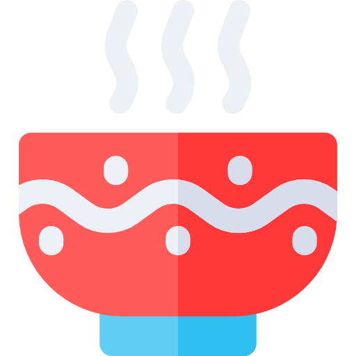 heiße suppe Basic Rounded Flat icon