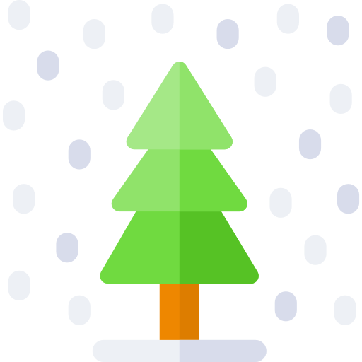 Pine tree Basic Rounded Flat icon