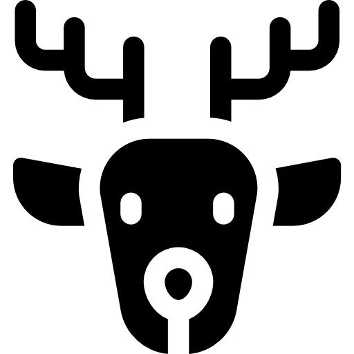ciervo Basic Rounded Filled icono