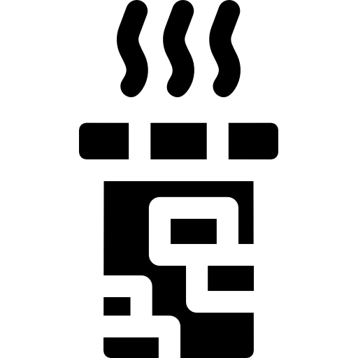 chimenea Basic Rounded Filled icono