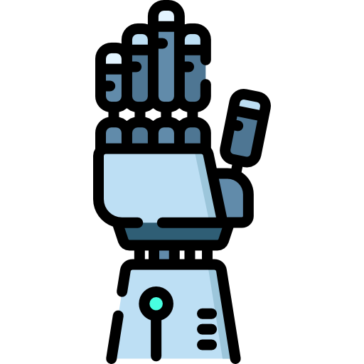 Robotic hand Special Lineal color icon