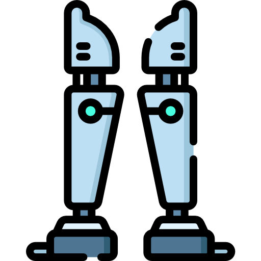 Robotic legs Special Lineal color icon