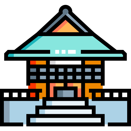 Shinto Detailed Straight Lineal color icon