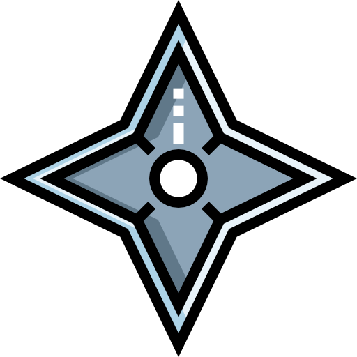 shuriken Detailed Straight Lineal color icon