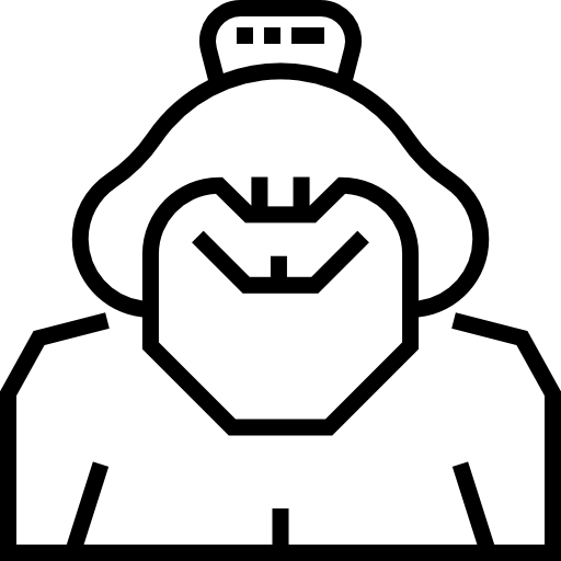 rikishi Detailed Straight Lineal icona