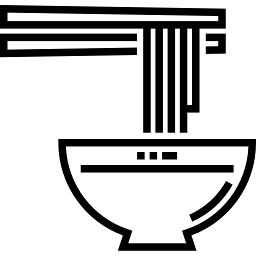 拉麺 Detailed Straight Lineal icon
