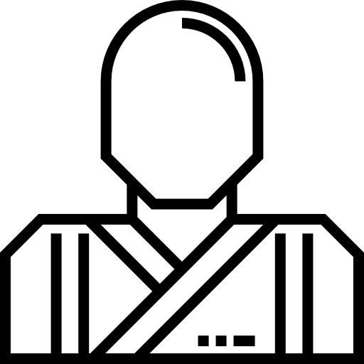 モンク Detailed Straight Lineal icon
