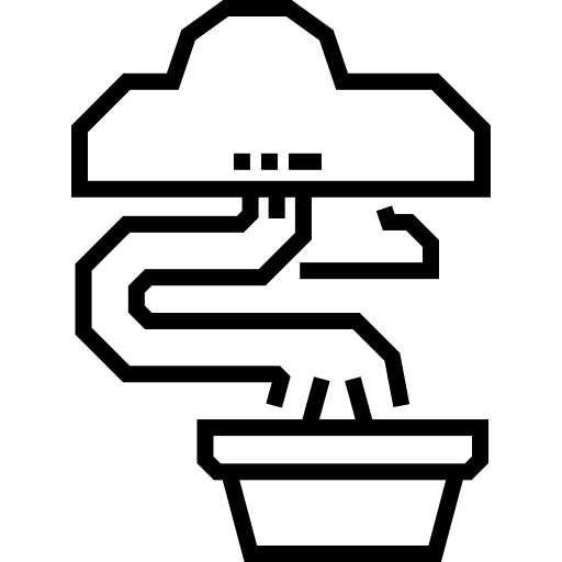盆栽 Detailed Straight Lineal icon