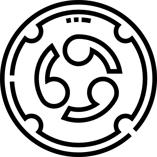 kamon Detailed Straight Lineal icona