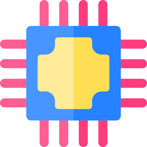 プロセッサー Basic Rounded Flat icon
