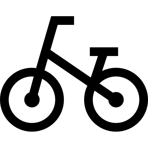 trycykl Basic Straight Lineal ikona