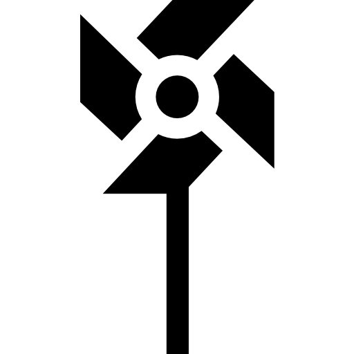 Pinwheel Basic Straight Filled icon