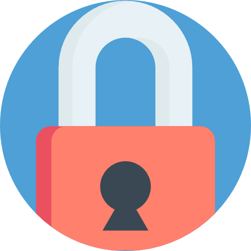 Lock Detailed Flat Circular Flat icon