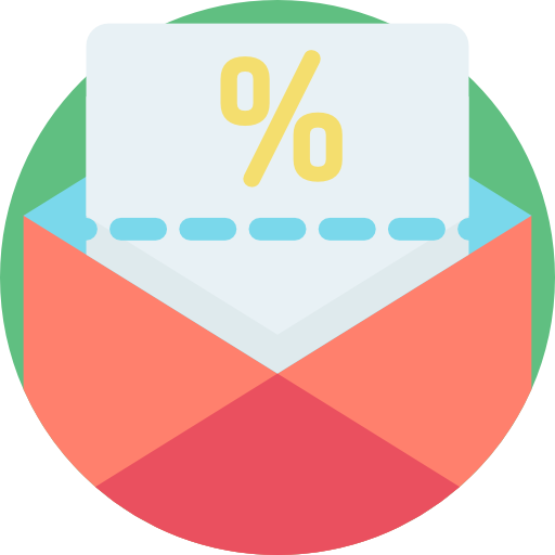 Coupon Detailed Flat Circular Flat icon