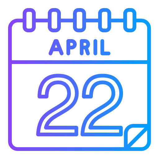 22. april Generic gradient outline icon