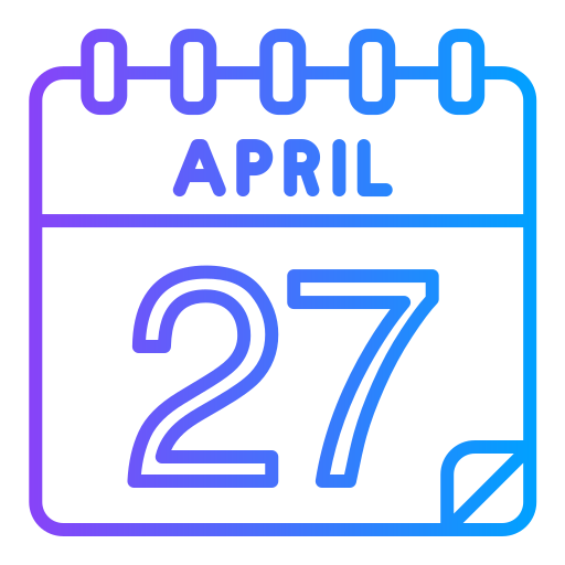 27. april Generic gradient outline icon