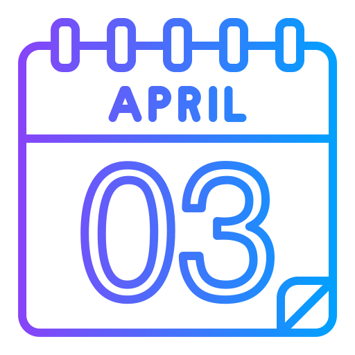 april Generic gradient outline icon