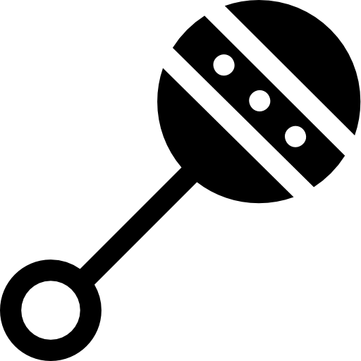 ガラガラ Basic Straight Filled icon