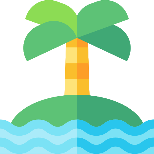 Island Basic Straight Flat icon