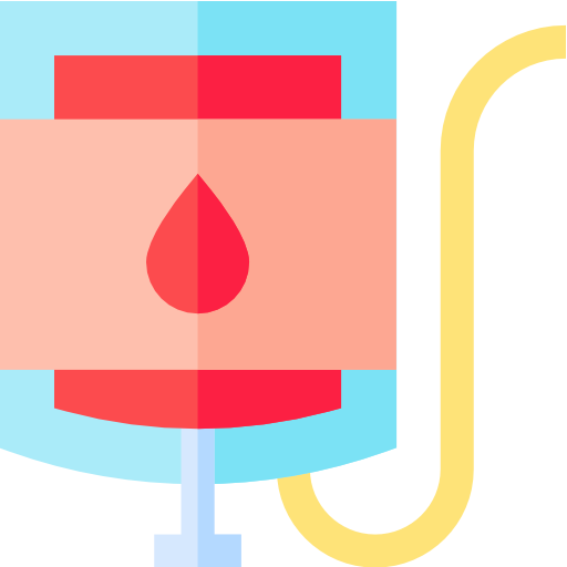 Blood donation Basic Straight Flat icon