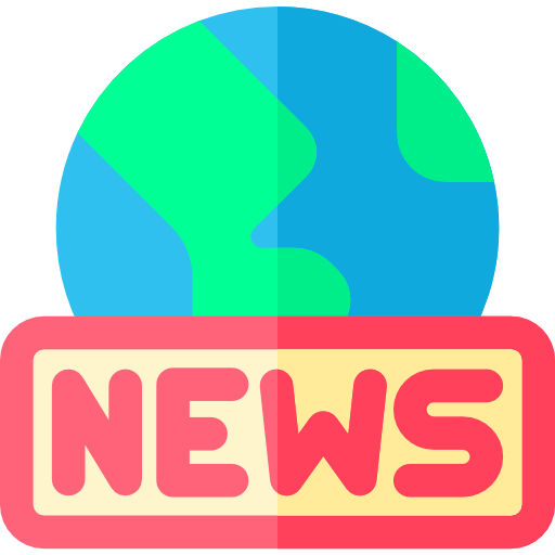 nieuws Basic Rounded Flat icoon