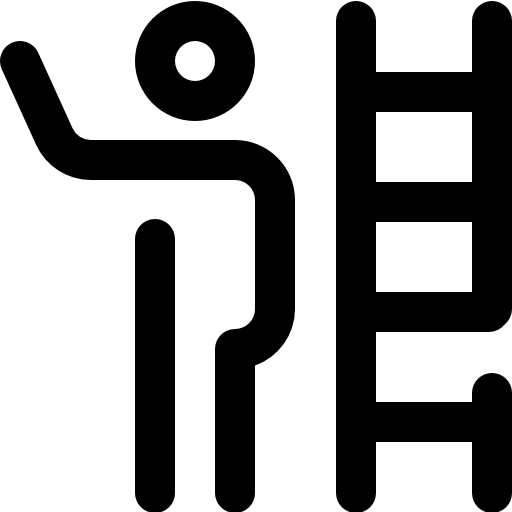 drabina Super Basic Omission Outline ikona