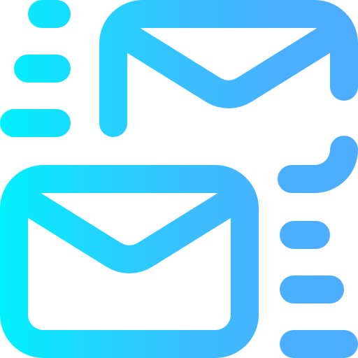 Почтовое отправление Super Basic Omission Gradient иконка