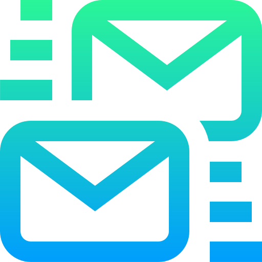 Почтовое отправление Super Basic Straight Gradient иконка