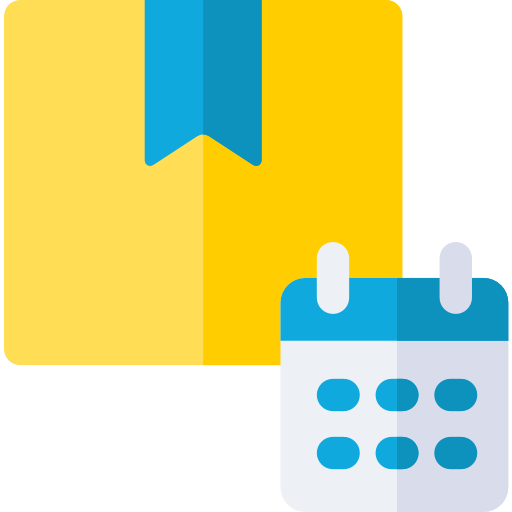 kalender Basic Rounded Flat icoon