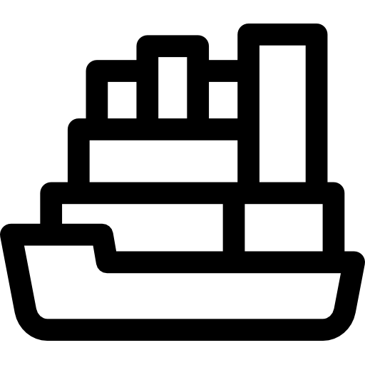화물선 Basic Rounded Lineal icon