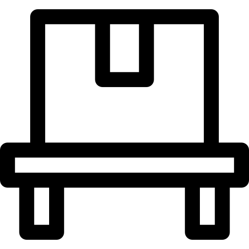 plataforma Basic Rounded Lineal icono