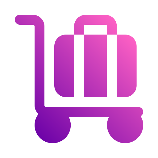 bagagekar Generic gradient fill icoon