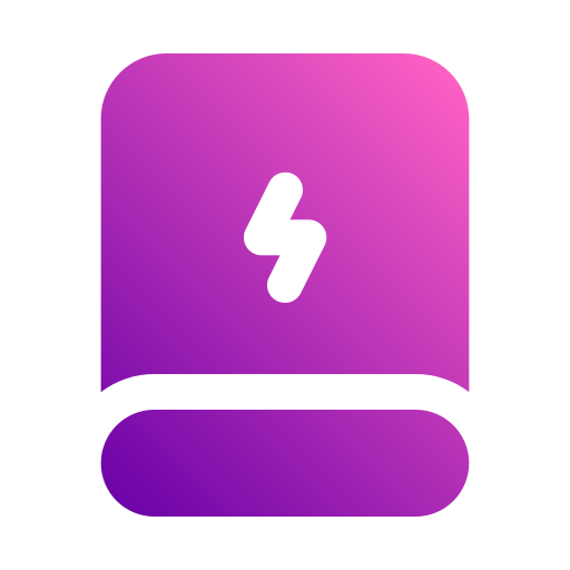 powerbank Generic gradient fill icoon