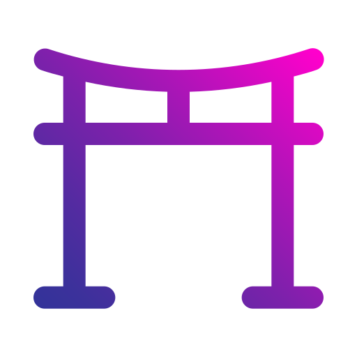 portão torii Generic gradient outline Ícone