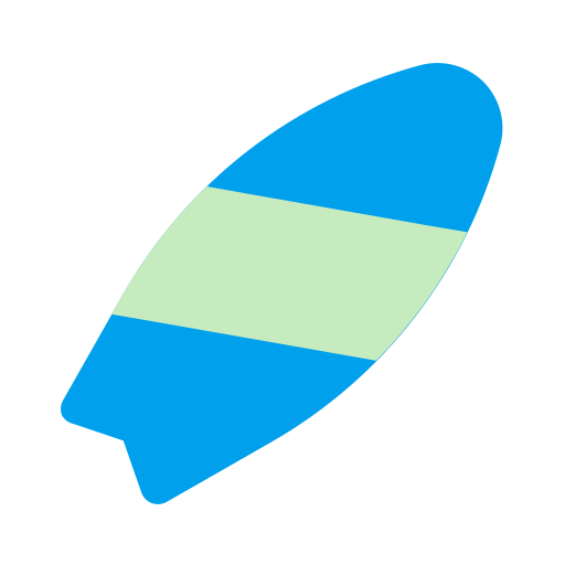 서핑보드 Generic color fill icon