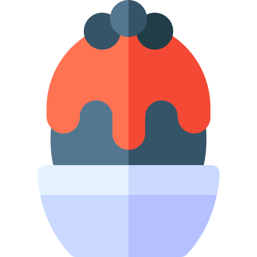 かき氷 Basic Rounded Flat icon
