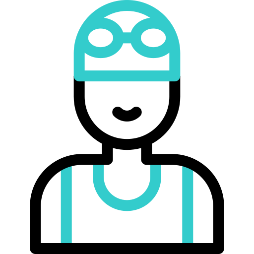수영선수 Basic Accent Outline icon
