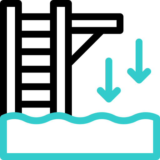 prancha de mergulho Basic Accent Outline Ícone