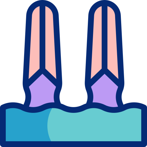 natación sincronizada Basic Accent Lineal Color icono