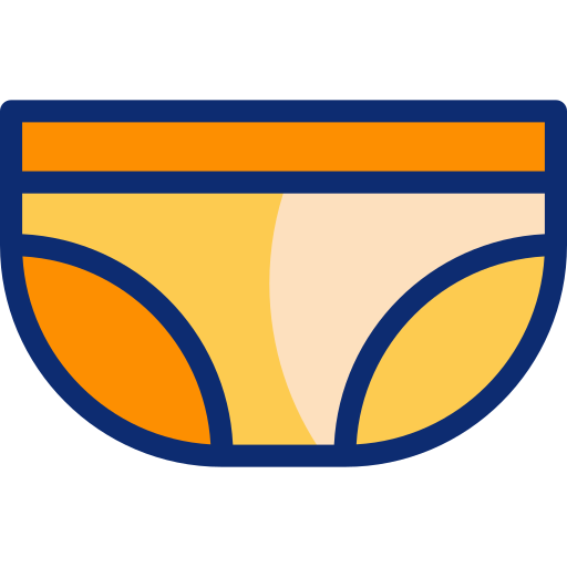 badehose Basic Accent Lineal Color icon