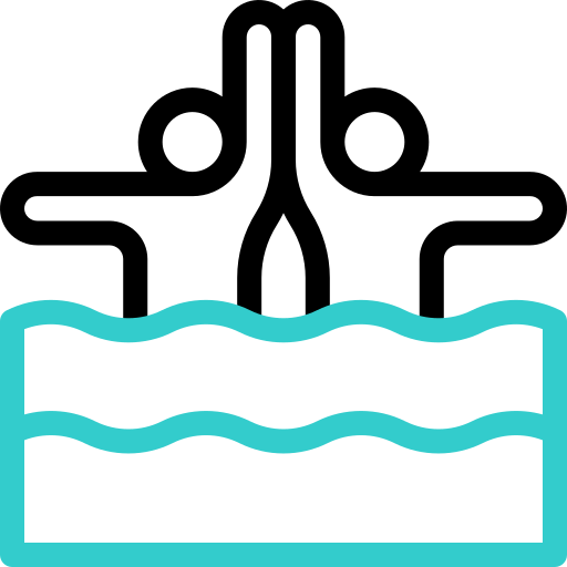 natación sincronizada Basic Accent Outline icono